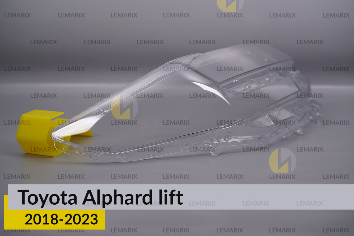 Скло фари Toyota Alphard AH30 (2018-2023) рест праве