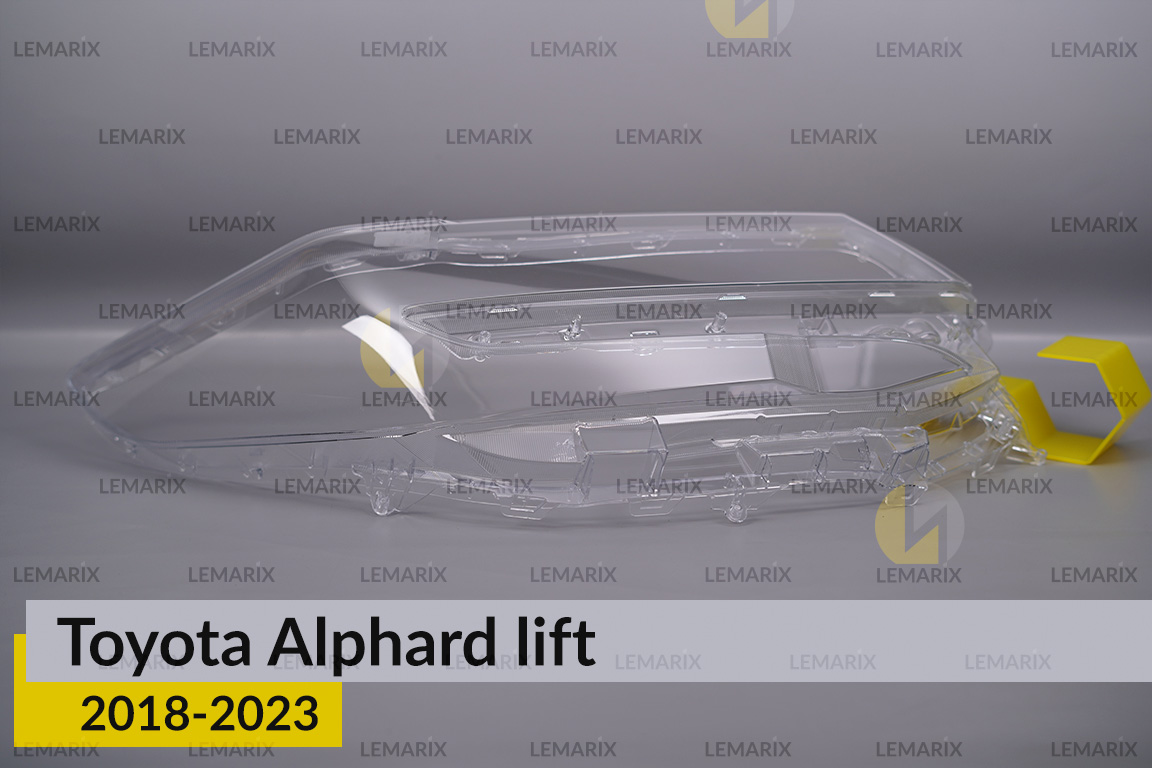 Скло фари Toyota Alphard AH30 (2018-2023) рест праве