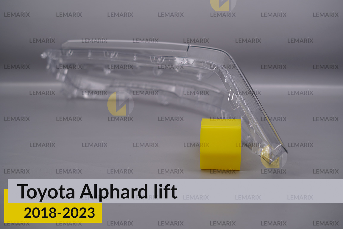 Скло фари Toyota Alphard AH30 (2018-2023) рест праве