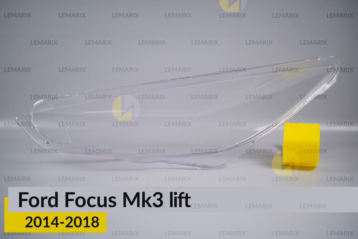 Скло фари Ford Focus Mk3 (2014-2018) рест праве