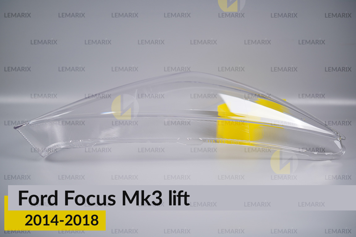Скло фари Ford Focus Mk3 (2014-2018) рест праве