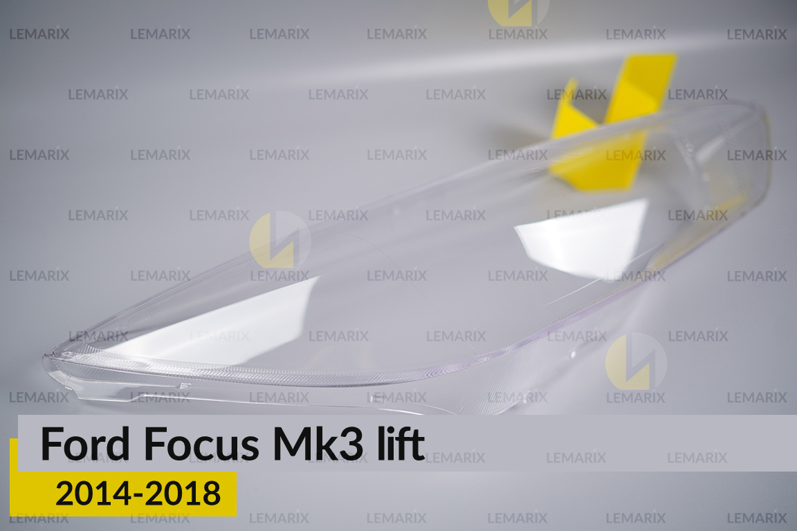 Скло фари Ford Focus Mk3 (2014-2018) рест праве