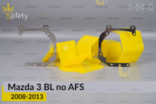 Переходная рамка для Mazda 3 BL no AFS (2008-2013)
