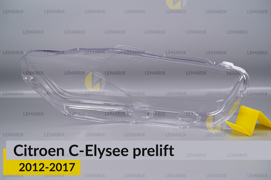 Скло фари Citroen C-Elysee (2012-2017) дорест ліве