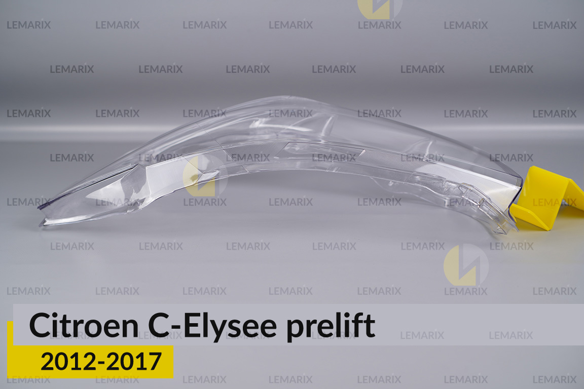 Скло фари Citroen C-Elysee (2012-2017) дорест ліве