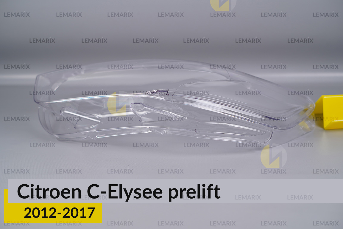 Скло фари Citroen C-Elysee (2012-2017) дорест ліве