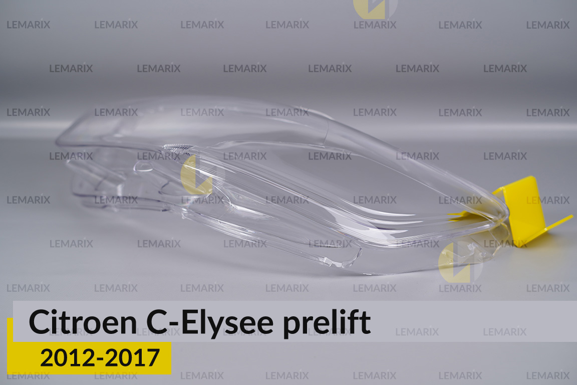 Скло фари Citroen C-Elysee (2012-2017) дорест ліве