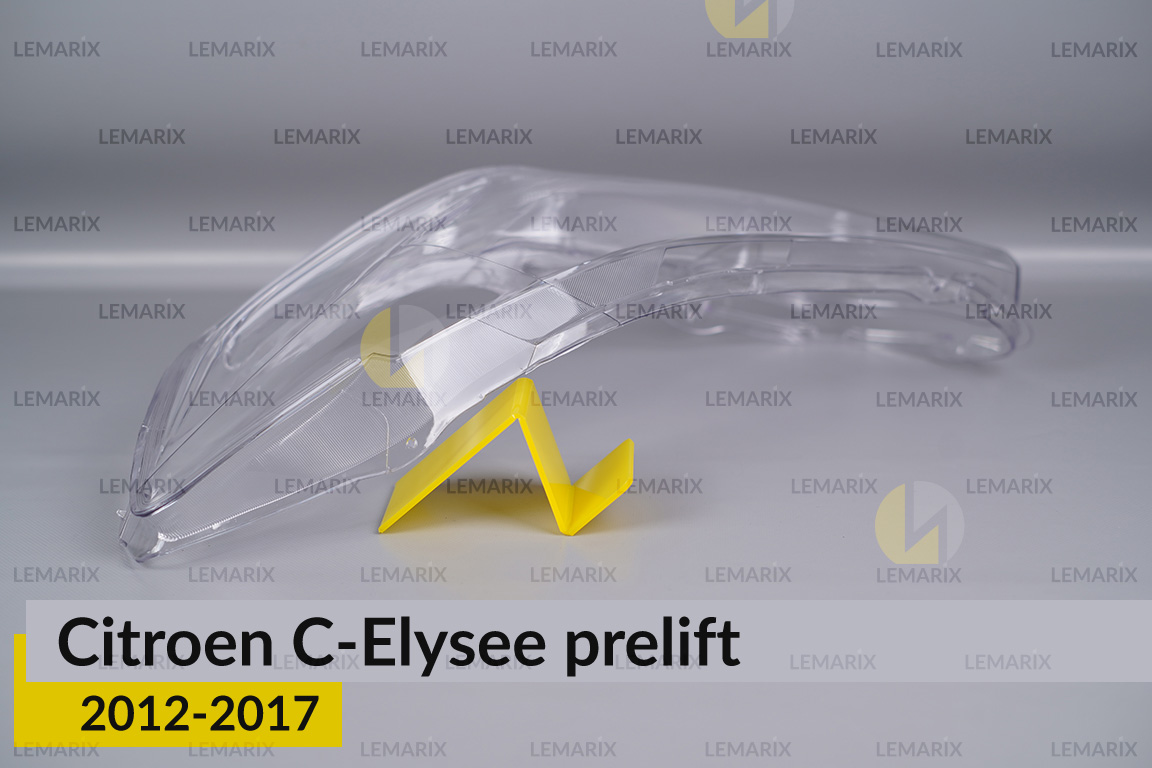 Скло фари Citroen C-Elysee (2012-2017) дорест ліве