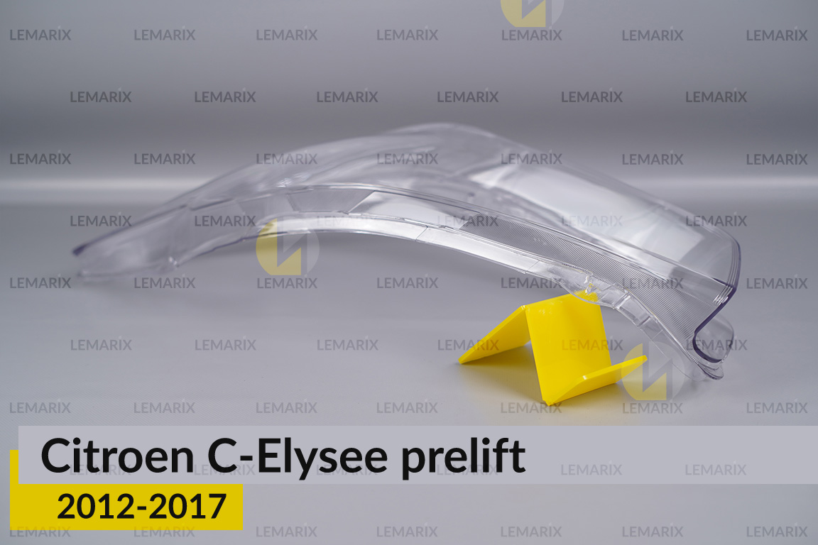 Скло фари Citroen C-Elysee (2012-2017) дорест ліве