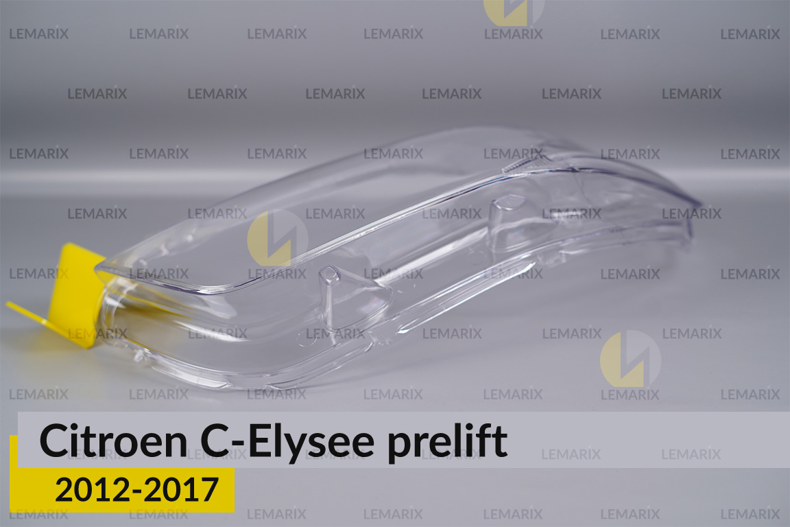 Скло фари Citroen C-Elysee (2012-2017) дорест ліве