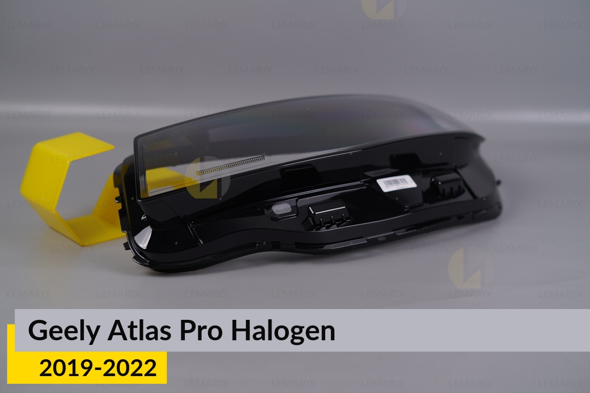 Скло фари Geely Atlas Pro Halogen (2019-2022) ліве