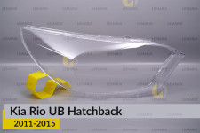 Стекло фары KIA Rio UB Hatchback (2011-2015) правое