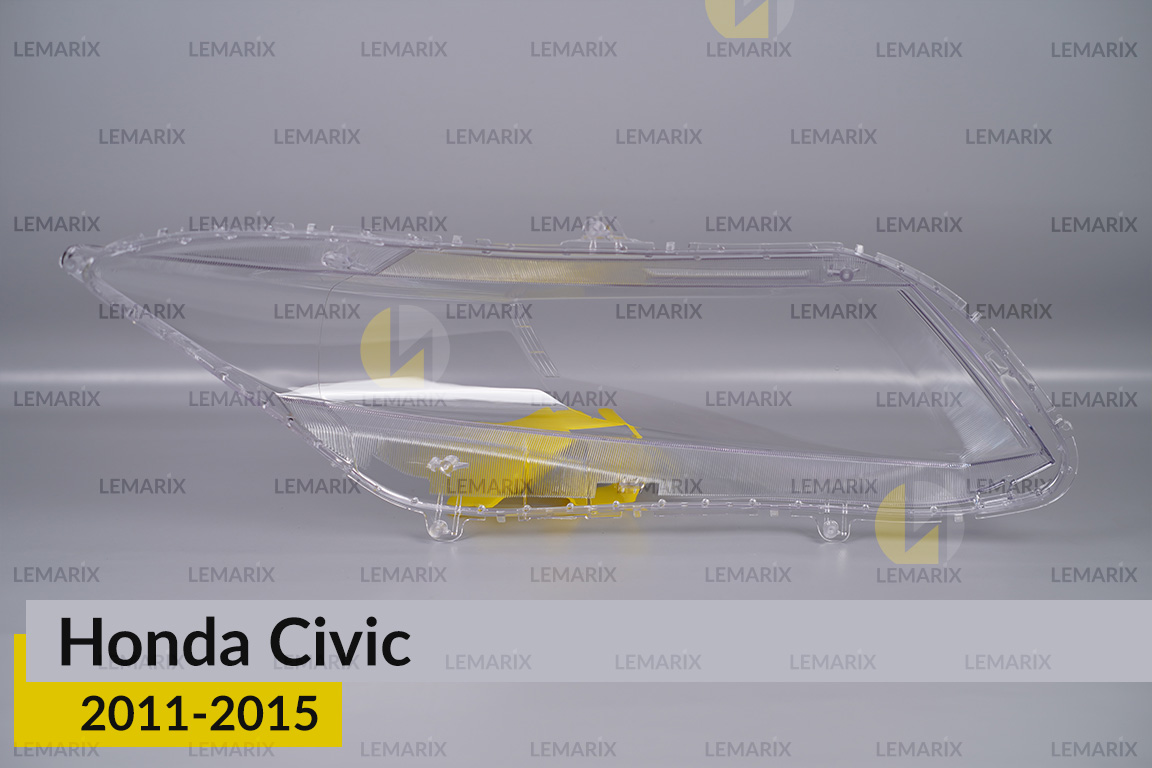 Скло фари Honda Civic (2011-2015) ліве