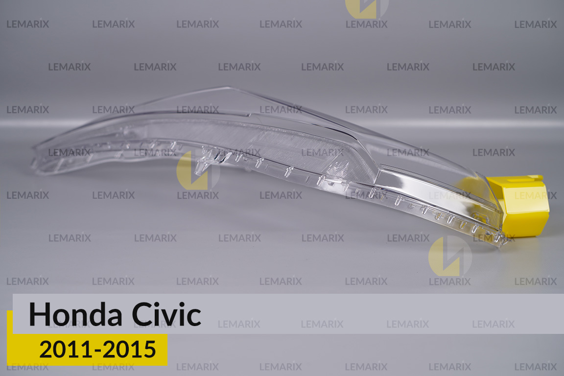 Скло фари Honda Civic (2011-2015) ліве