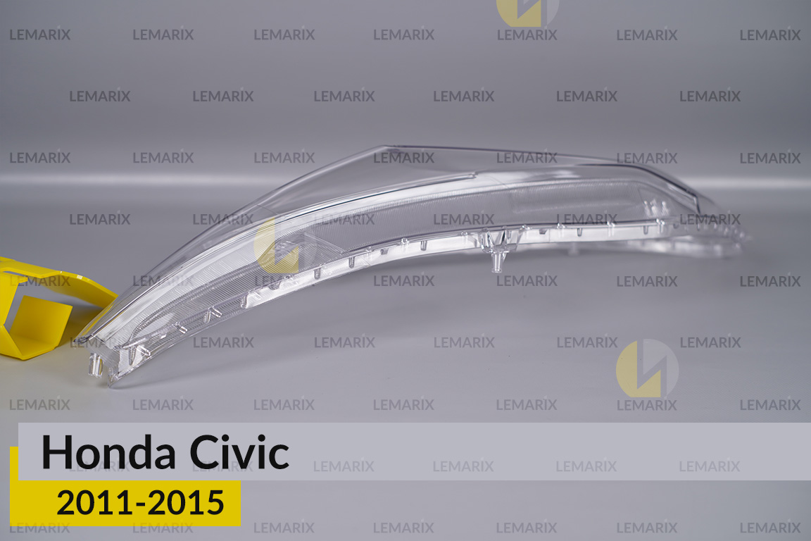 Скло фари Honda Civic (2011-2015) ліве