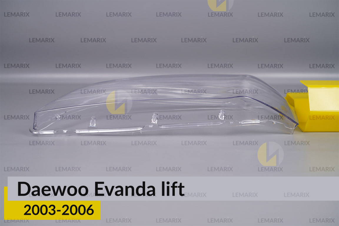 Скло фари Daewoo Evanda (2003-2006) рест ліве