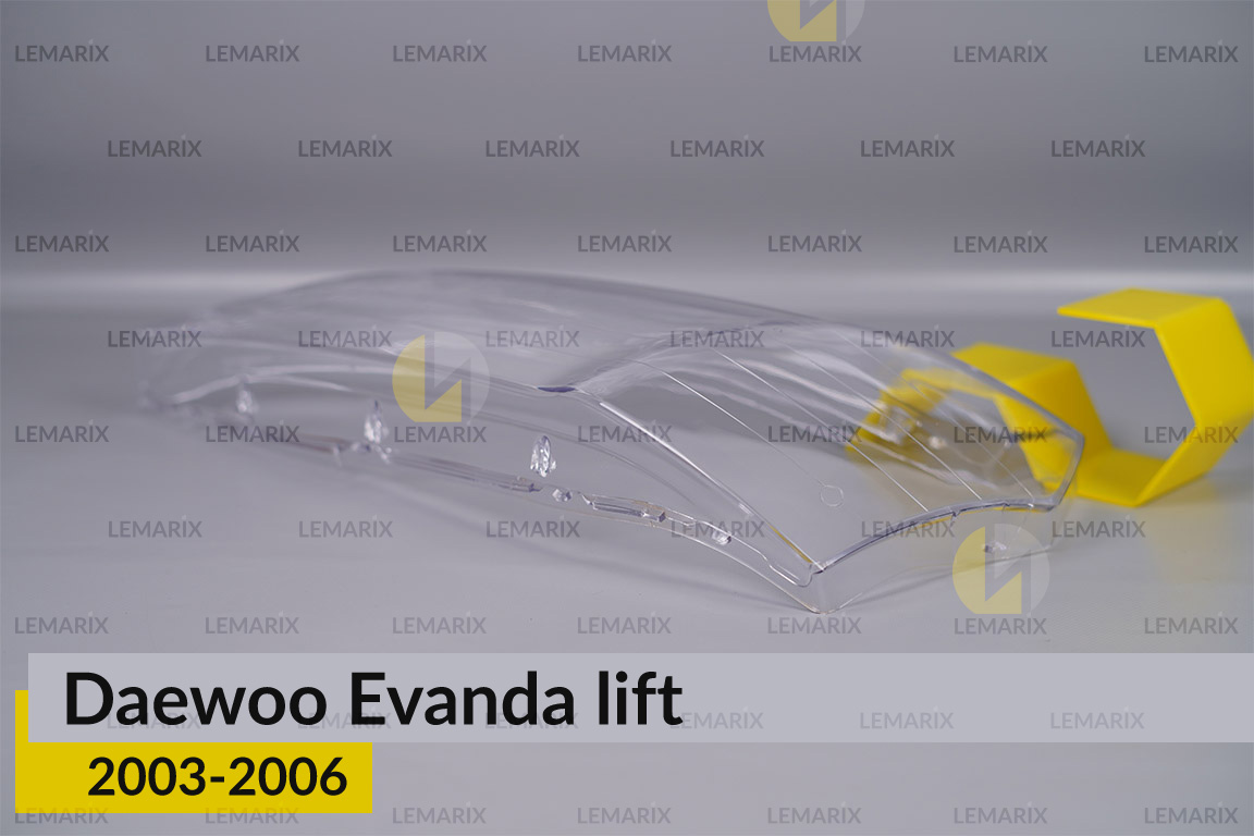 Скло фари Daewoo Evanda (2003-2006) рест ліве