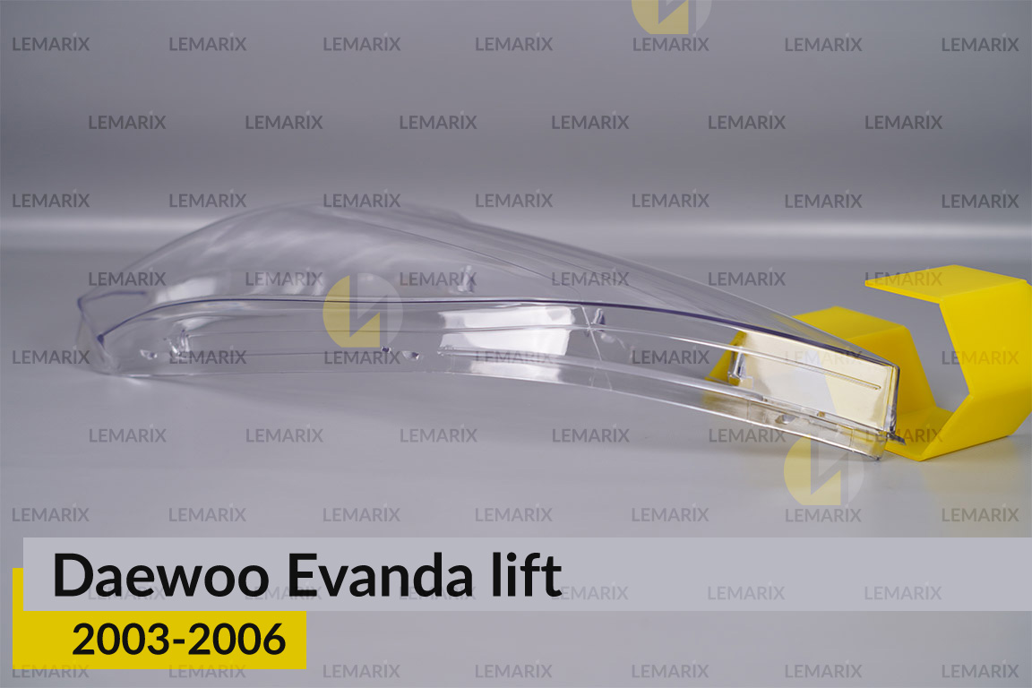 Скло фари Daewoo Evanda (2003-2006) рест ліве