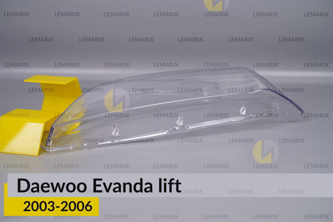 Скло фари Daewoo Evanda (2003-2006) рест ліве