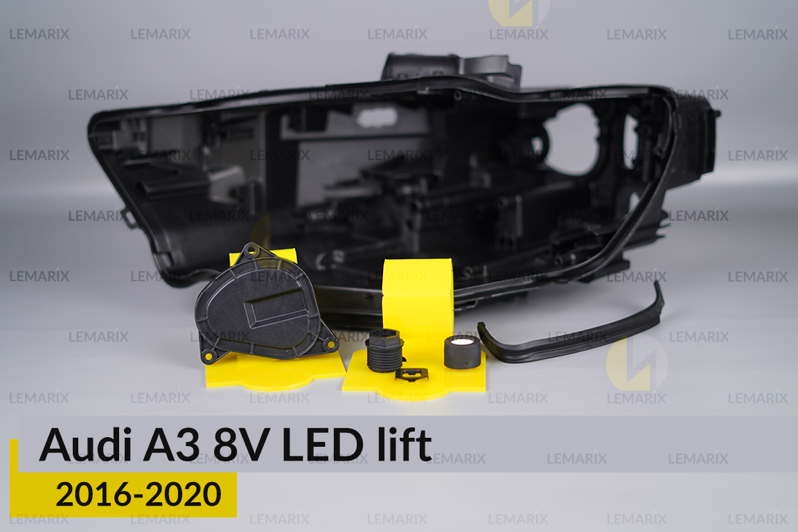 Сервісний комплект корпуса фар Audi A3 8V LED (2016-2020) рест лівий