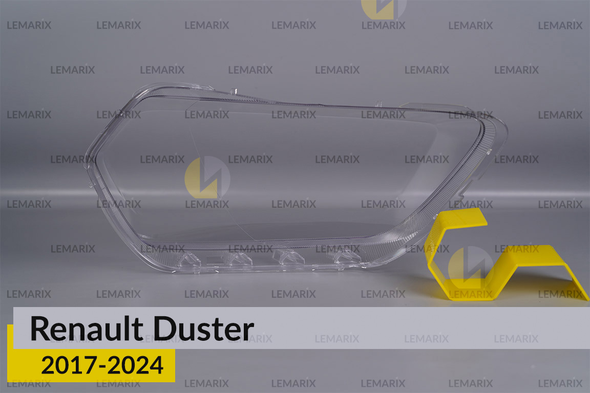 Скло фари Renault Duster LED (2017-2024) праве