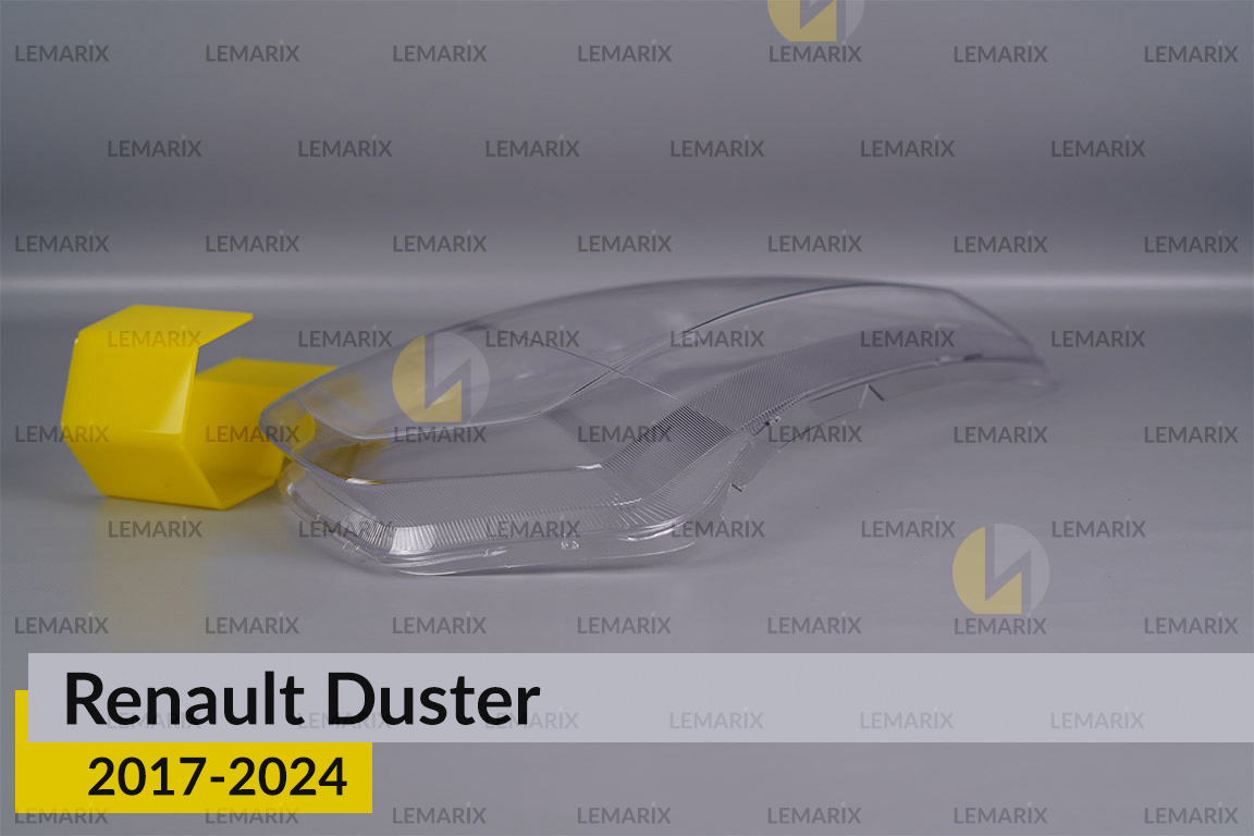 Скло фари Renault Duster LED (2017-2024) праве