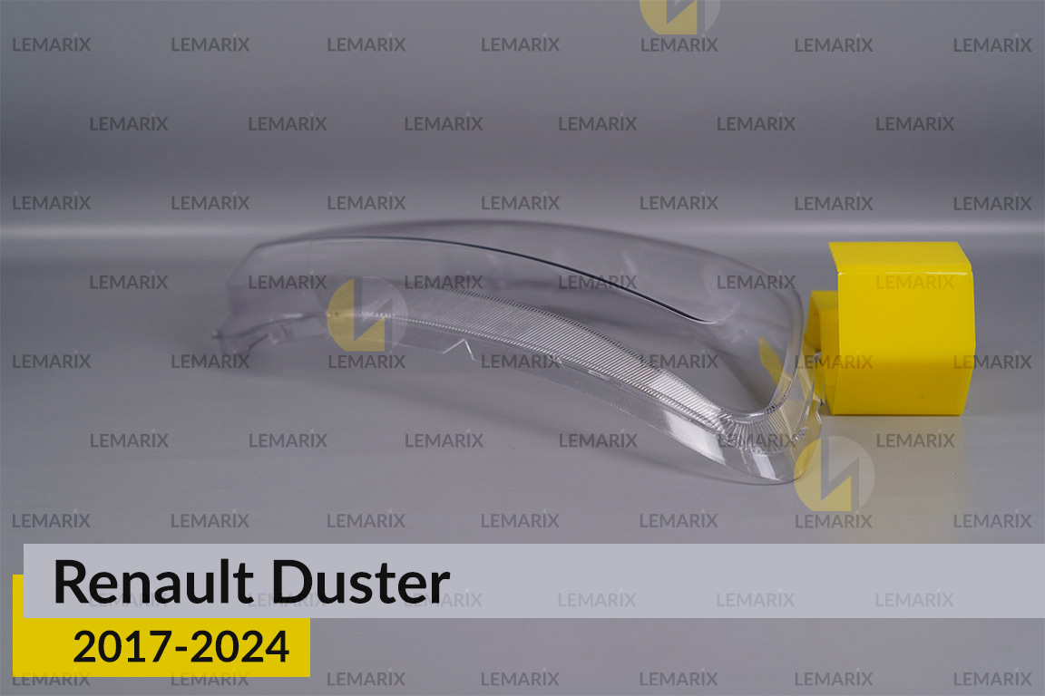 Скло фари Renault Duster LED (2017-2024) праве