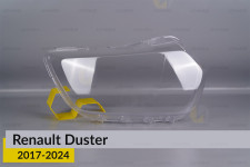 Скло фари Renault Duster LED (2017-2024) праве
