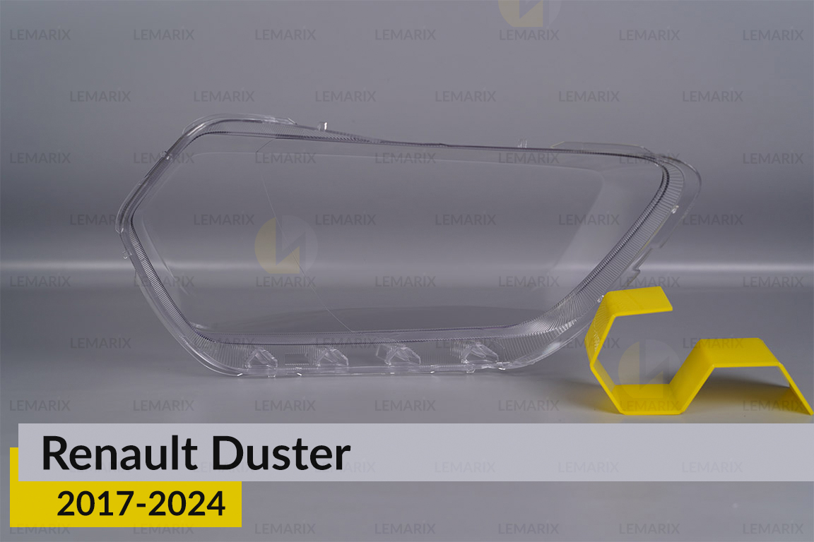 Скло фари Renault Duster LED (2017-2024) праве