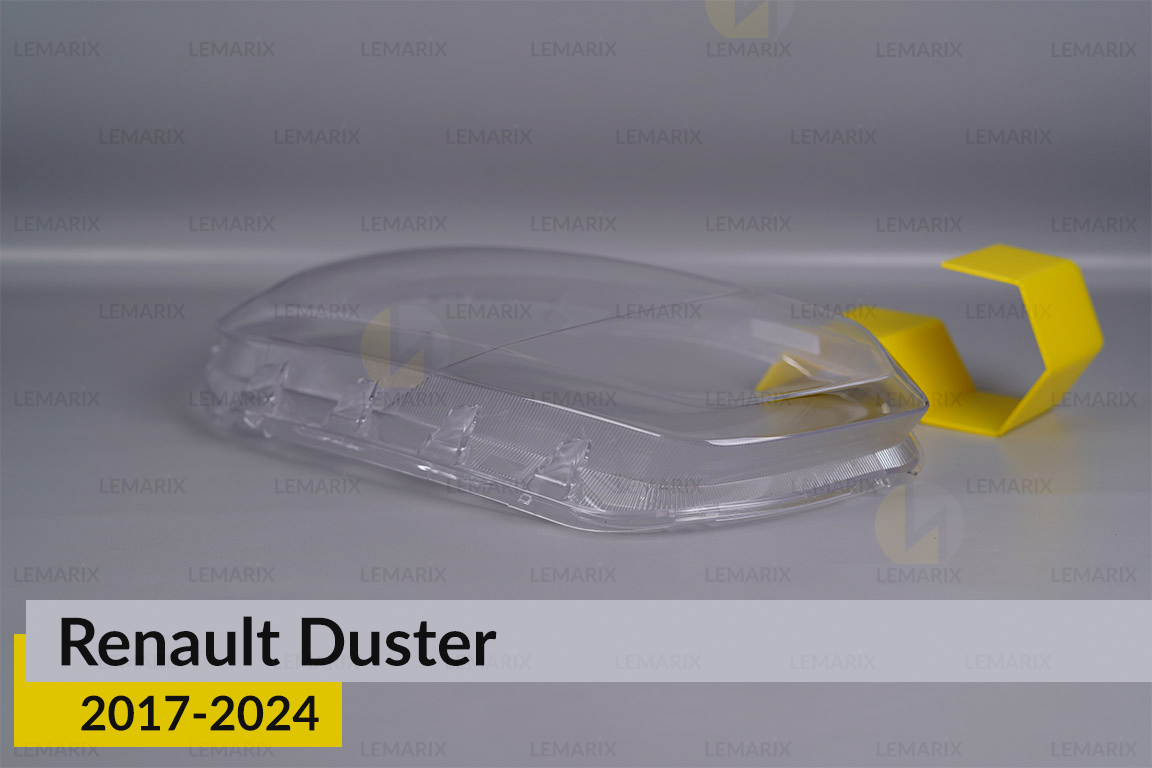Скло фари Renault Duster LED (2017-2024) праве