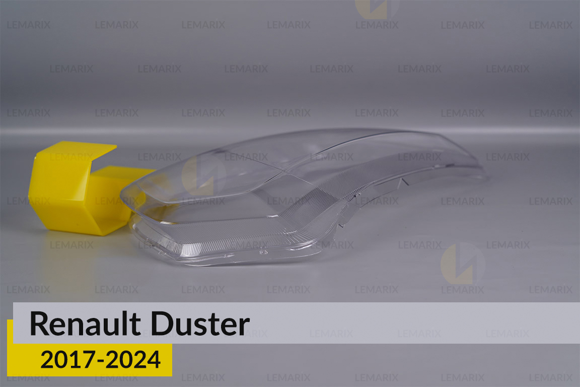 Скло фари Renault Duster LED (2017-2024) праве