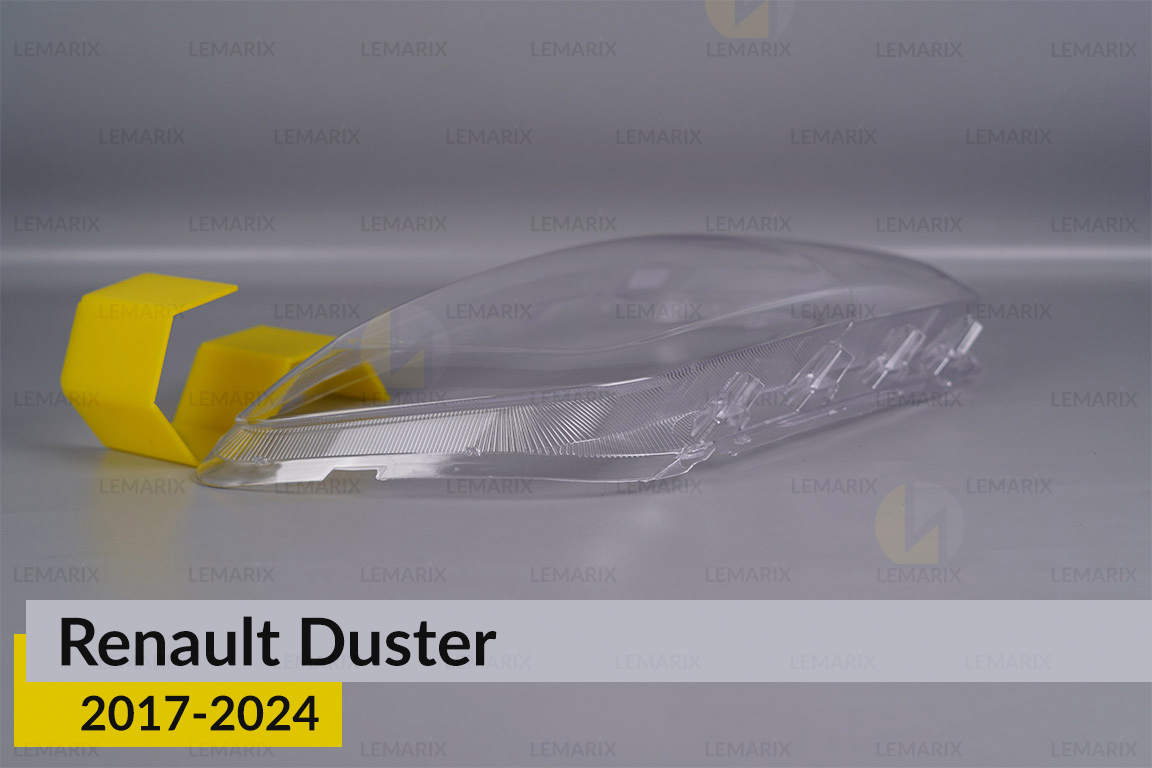Скло фари Renault Duster LED (2017-2024) праве