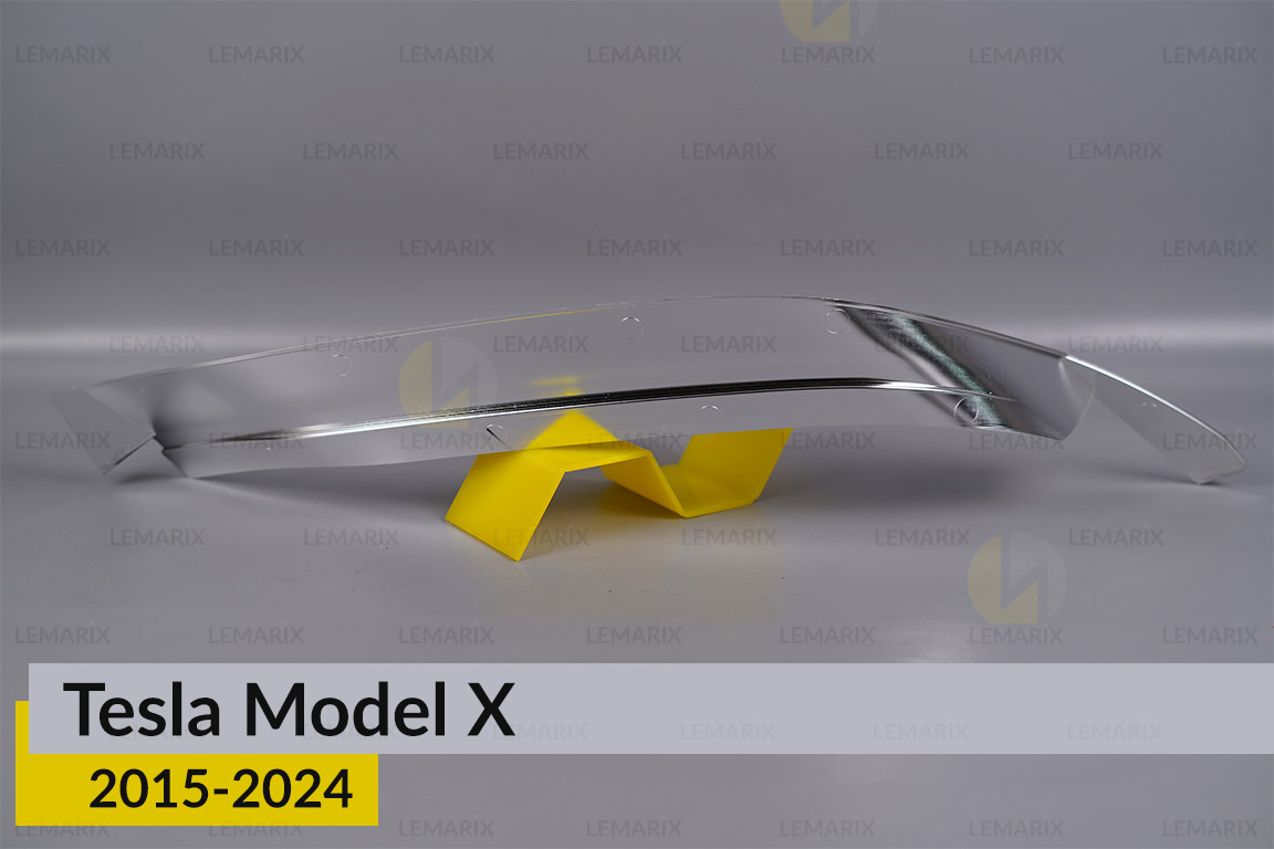 Хромована декоративна маска нижня Tesla Model X (2015-2024) ліва
