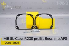 Перехідна рамка для Mercedes-Benz SL-Class R230 Bosch no AFS (2001-2008) дорест