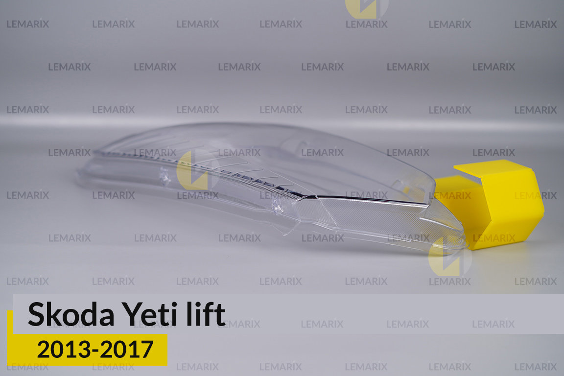 Скло фари Skoda Yeti (2013-2017) рест ліве