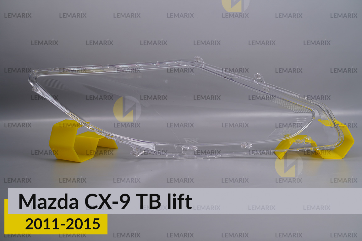 Скло фари Mazda CX-9 TB (2011-2015) рест ліве