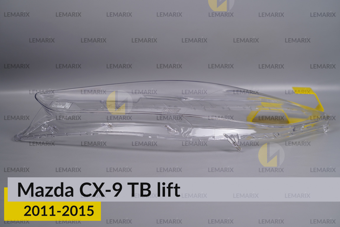 Скло фари Mazda CX-9 TB (2011-2015) рест ліве