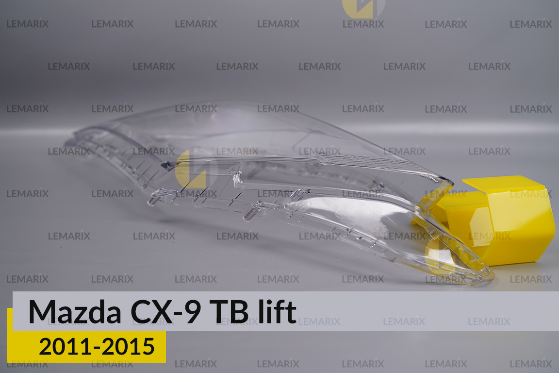 Скло фари Mazda CX-9 TB (2011-2015) рест ліве