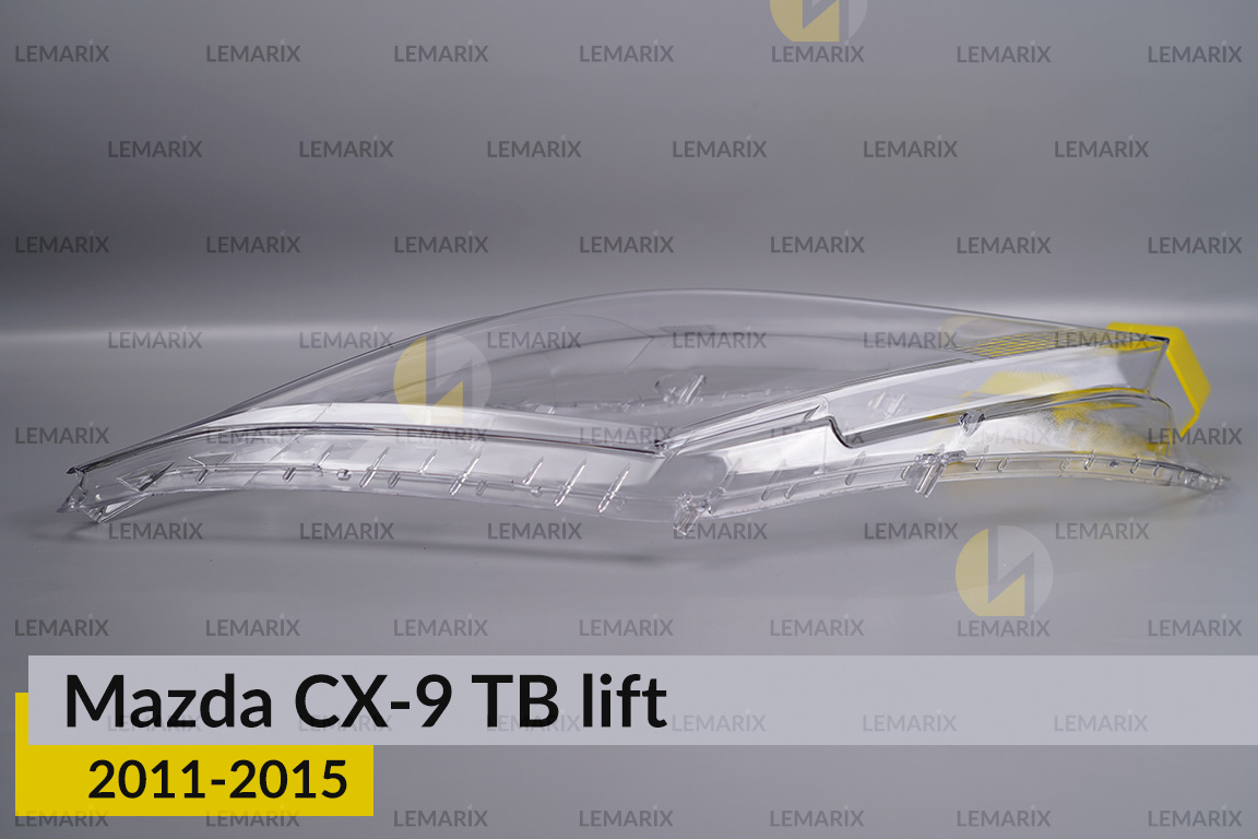 Скло фари Mazda CX-9 TB (2011-2015) рест ліве