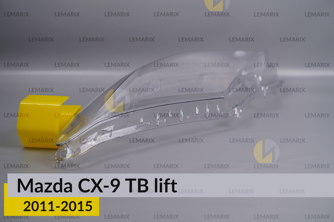 Скло фари Mazda CX-9 TB (2011-2015) рест ліве