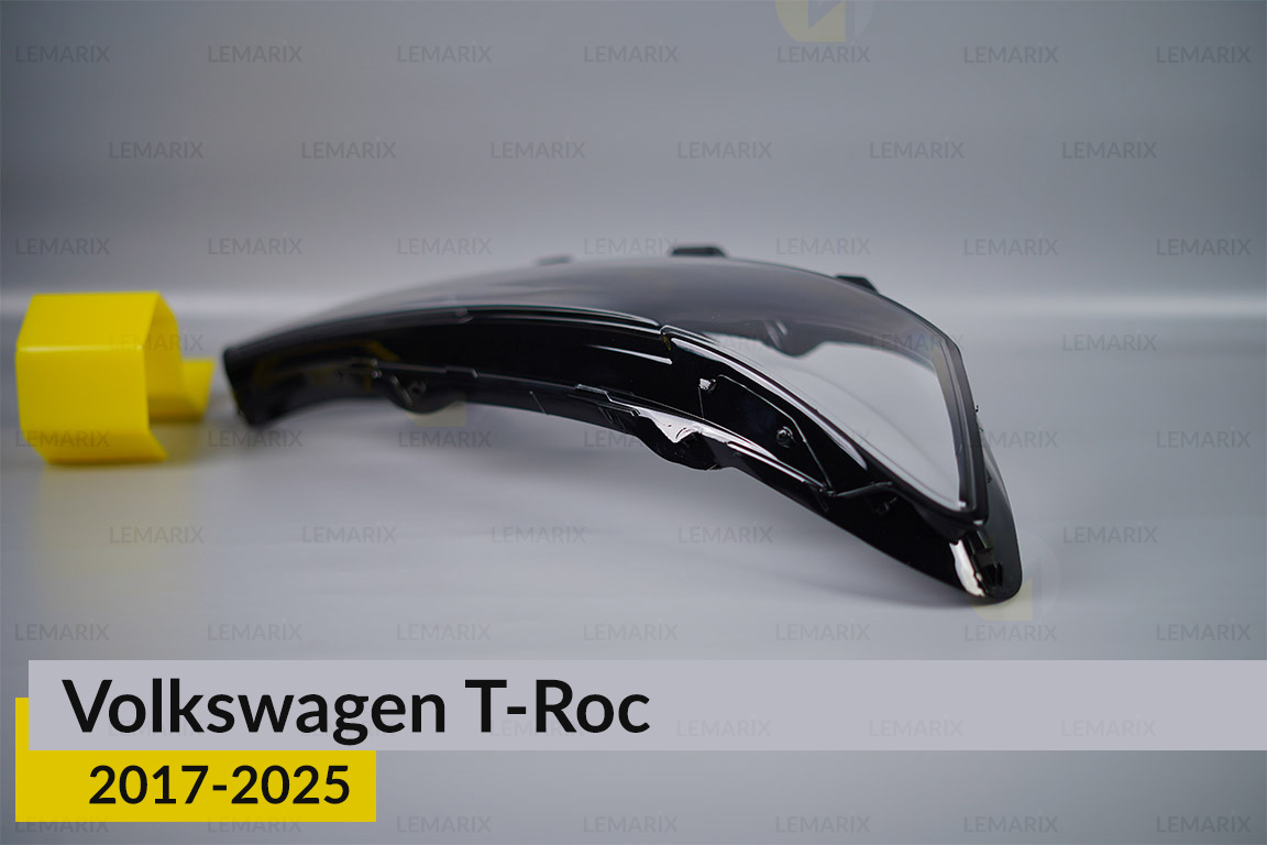 Скло фари VW Volkswagen T-Roc Full LED (2017-2025) праве