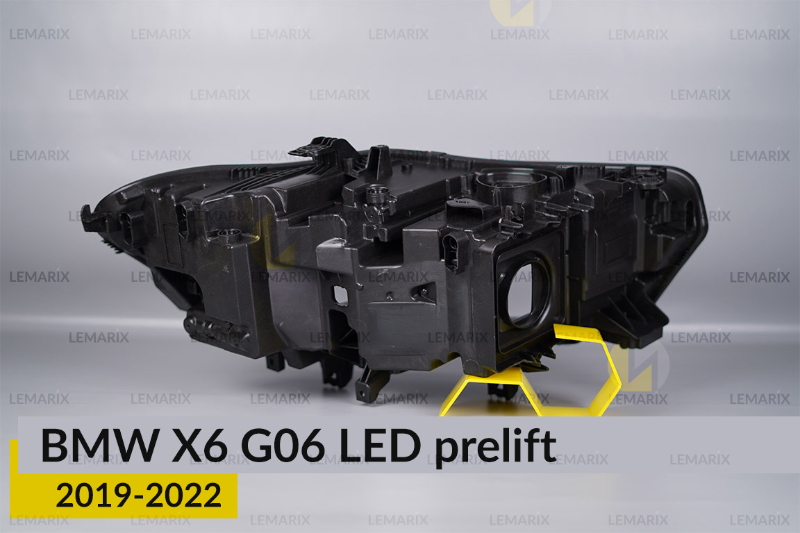 Корпус фари BMW X6 G06 LED (2019-2023) дорест лівий