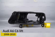 Корпус фари Audi A6 C6 (2008-2010) рест лівий