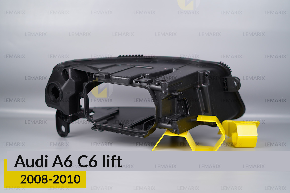 Корпус фари Audi A6 C6 (2008-2010) рест лівий