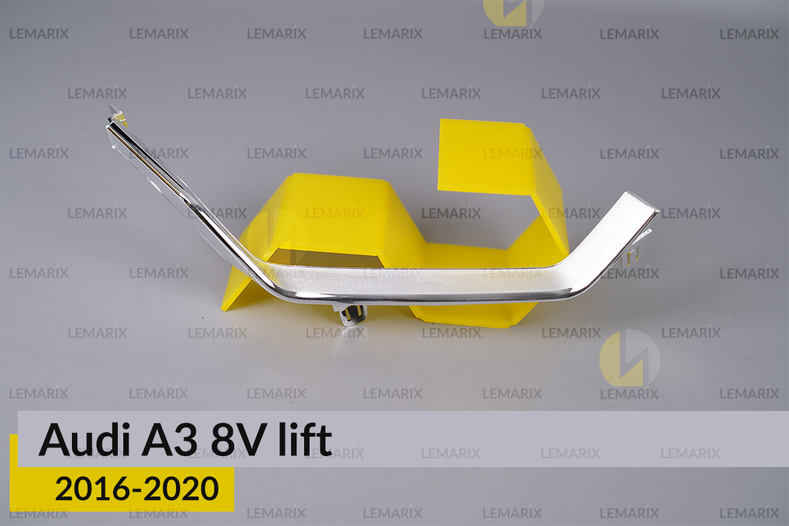 Хромована декоративна маска нижня Audi A3 8V (2016-2020) рест права