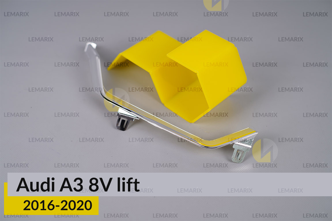 Хромована декоративна маска нижня Audi A3 8V (2016-2020) рест права