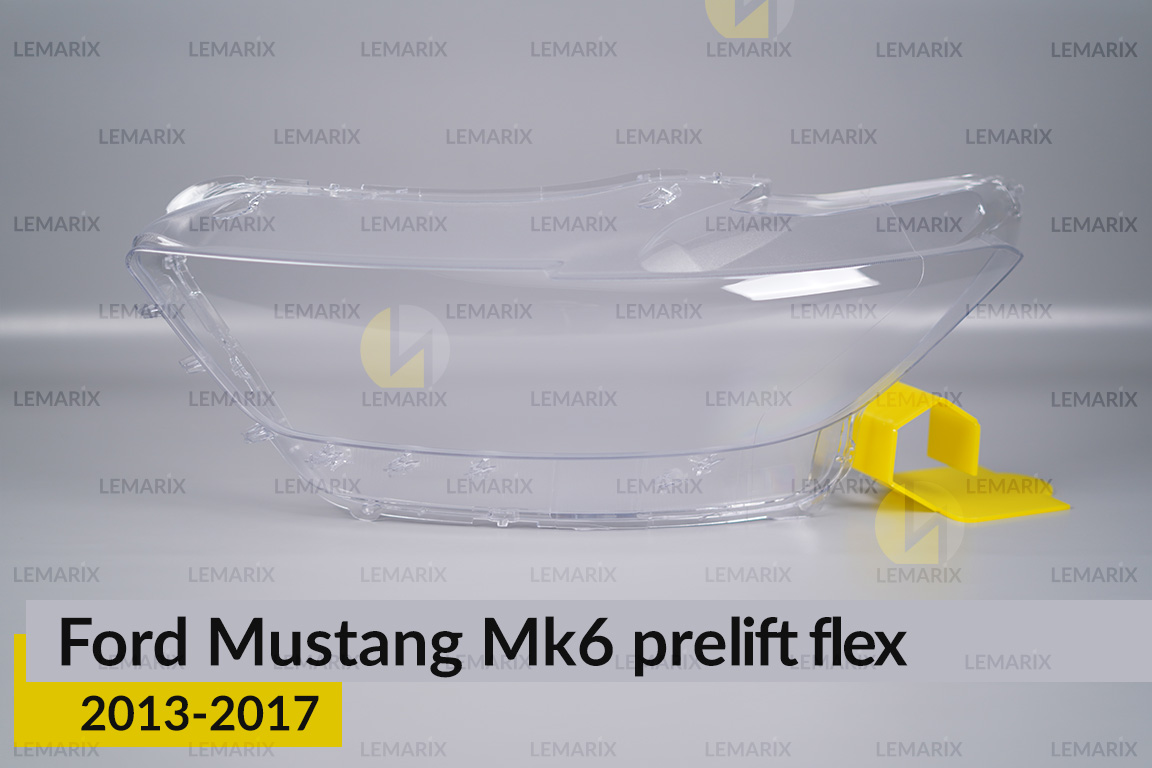 Скло фари Ford Mustang Mk6 (2013-2017) виступ дорест ліве