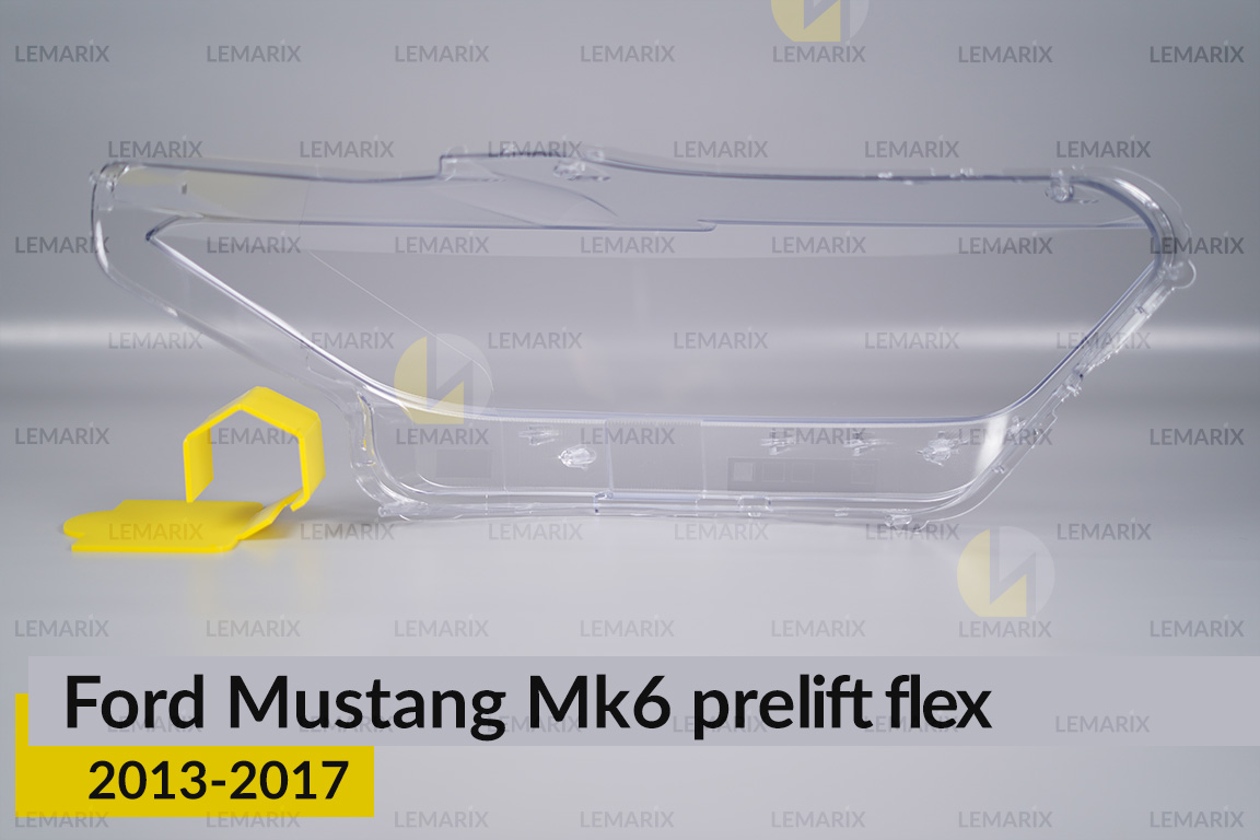 Скло фари Ford Mustang Mk6 (2013-2017) виступ дорест ліве
