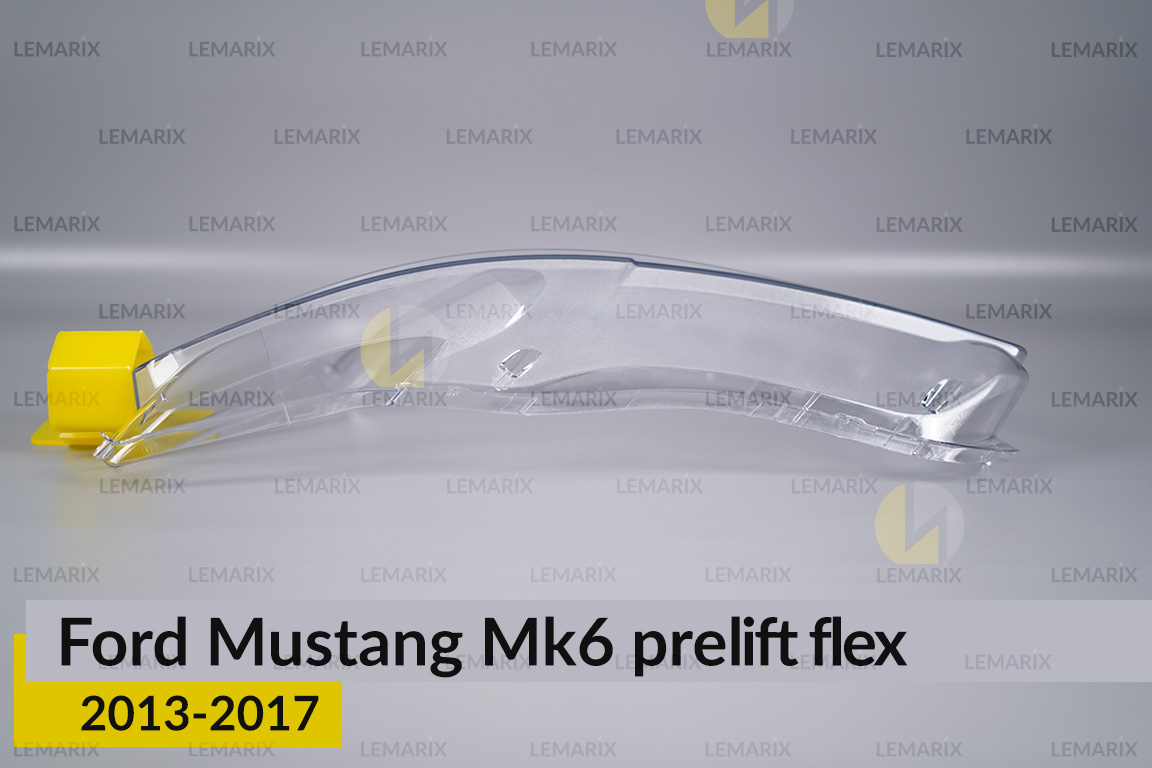 Скло фари Ford Mustang Mk6 (2013-2017) виступ дорест ліве