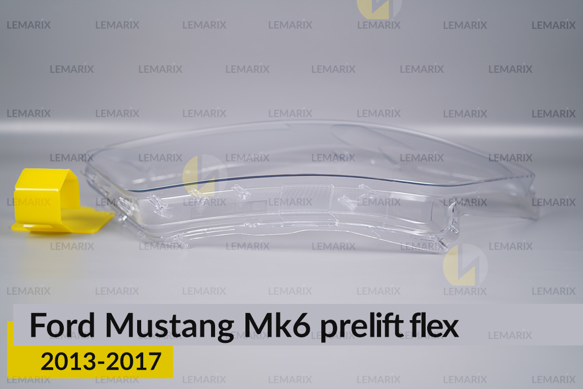 Скло фари Ford Mustang Mk6 (2013-2017) виступ дорест ліве